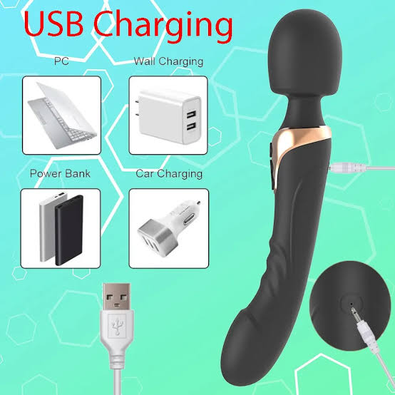 Double Head Charging G-Spot Climax Vibrator - Image 6