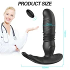Male Prostate Massager Thrusting Dildo Anal Plug Vibrator Sex Toys For Men & Women - Image 8
