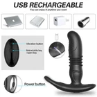 Male Prostate Massager Thrusting Dildo Anal Plug Vibrator Sex Toys For Men & Women - Image 10